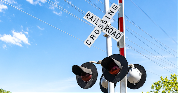 Railroad crossing signal