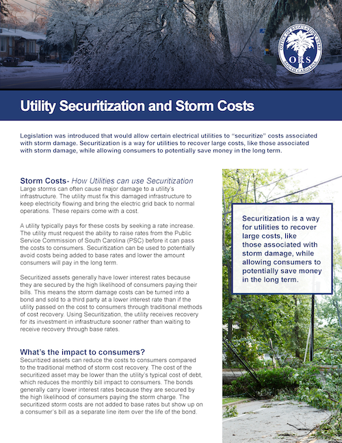 Utility Securitization and Storm Costs PDF
